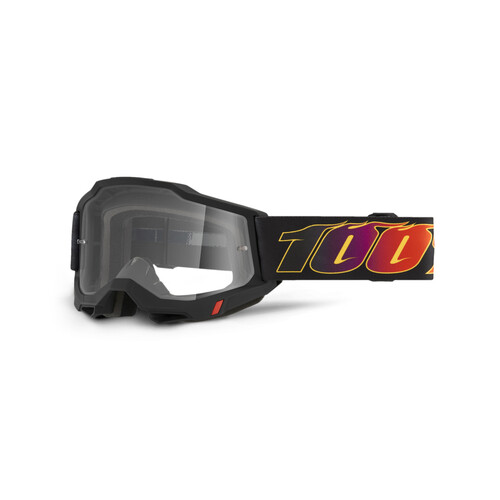 100% ACCURI 2 EL DIABLO CLEAR - CLEAR LENS - RX Goggles